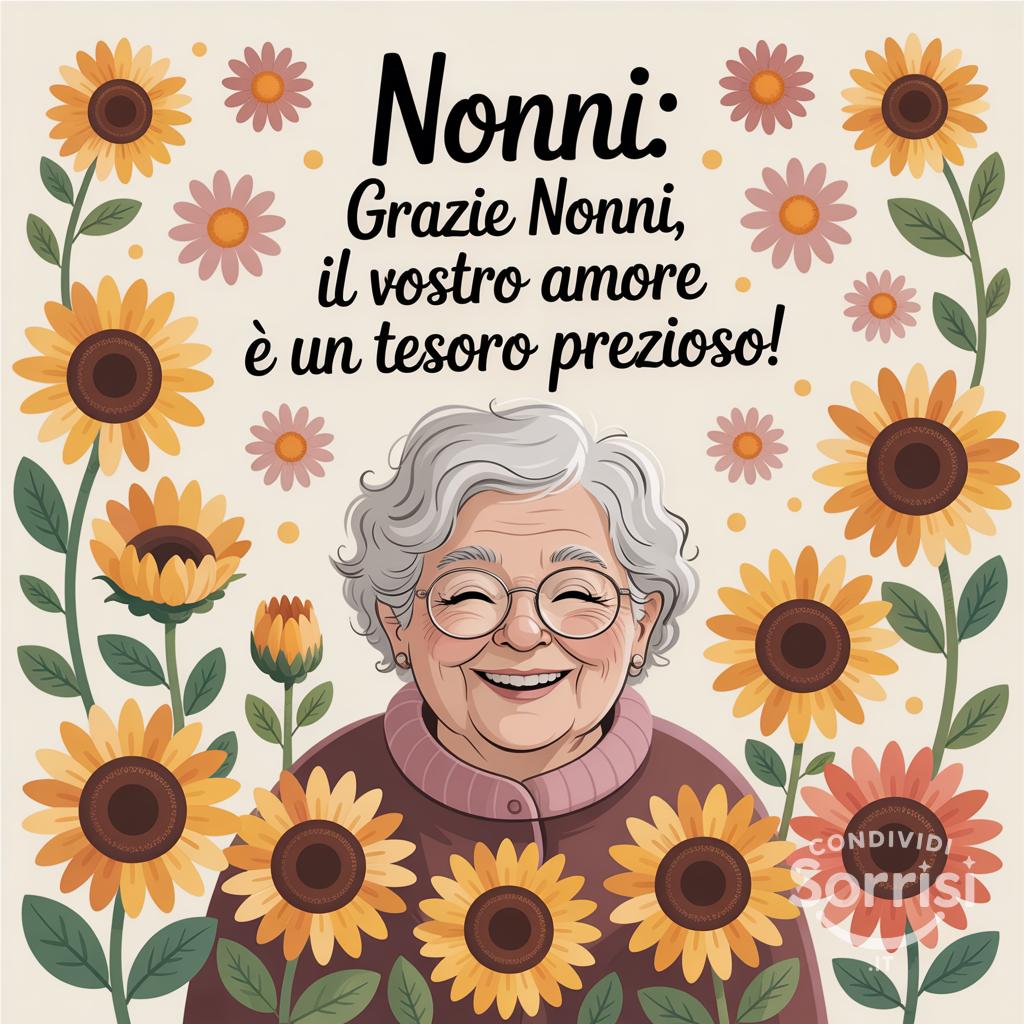 Nonni: Grazie nonni, il vostro amore è un tesoro prezioso!