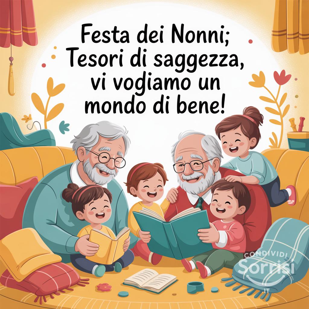 Festa dei Nonni: tesori di saggezza, vi vogliamo un mondo di bene!