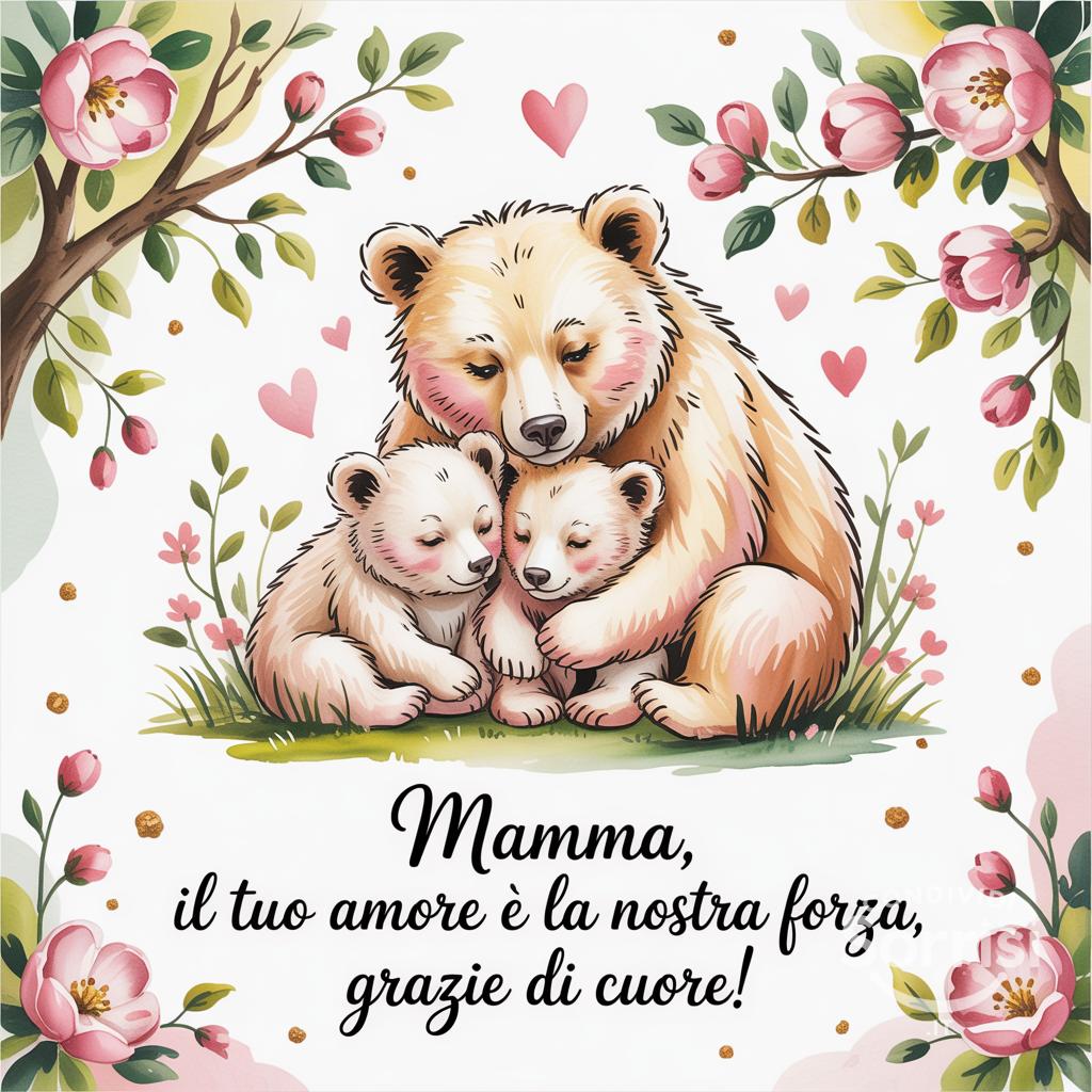 Mamma, il tuo amore è la nostra forza, grazie di cuore!