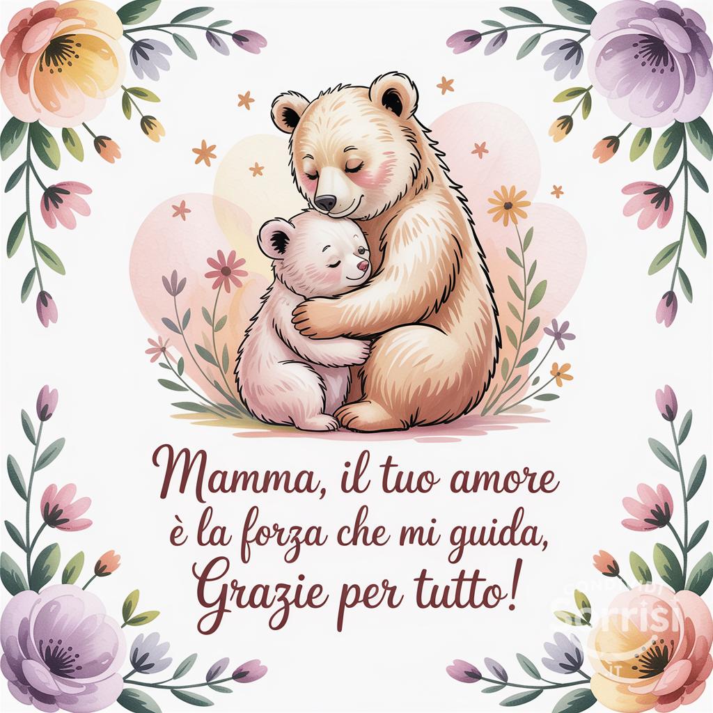 Mamma, il tuo amore è la forza che mi guida, grazie per tutto!