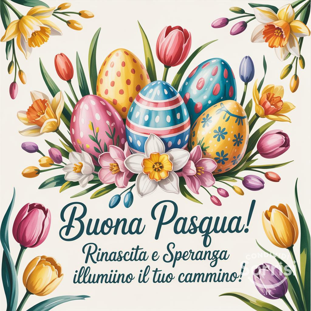 Buona Pasqua! Rinascita e speranza illuminino il tuo cammino!