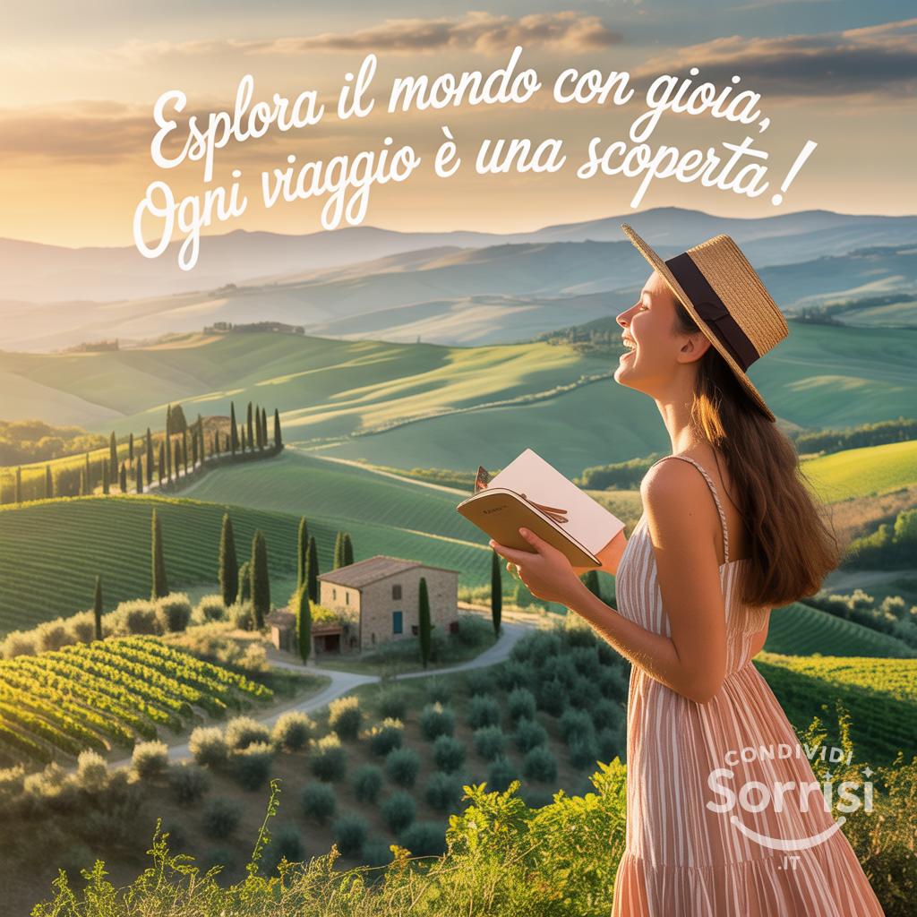 Esplora il mondo con gioia, ogni viaggio è una scoperta!