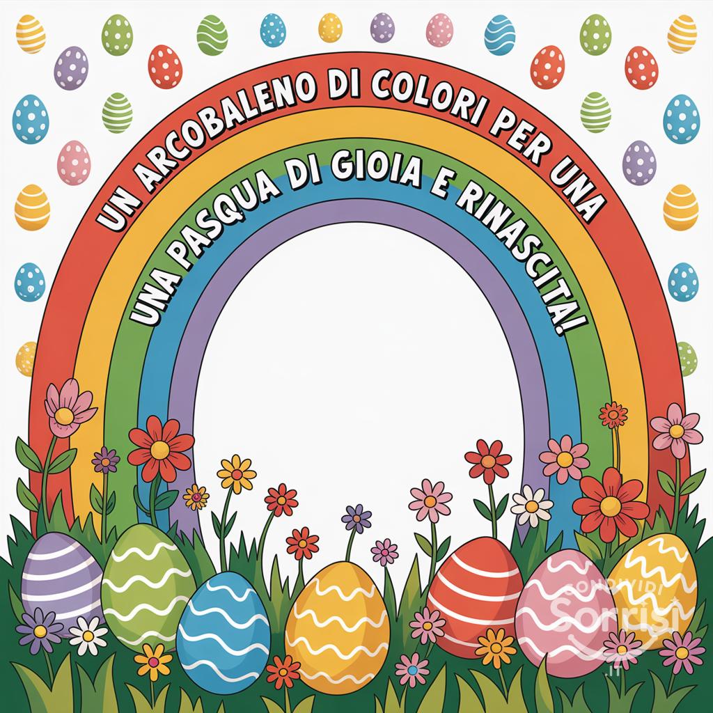 Un arcobaleno di colori per una Pasqua di gioia e rinascita!