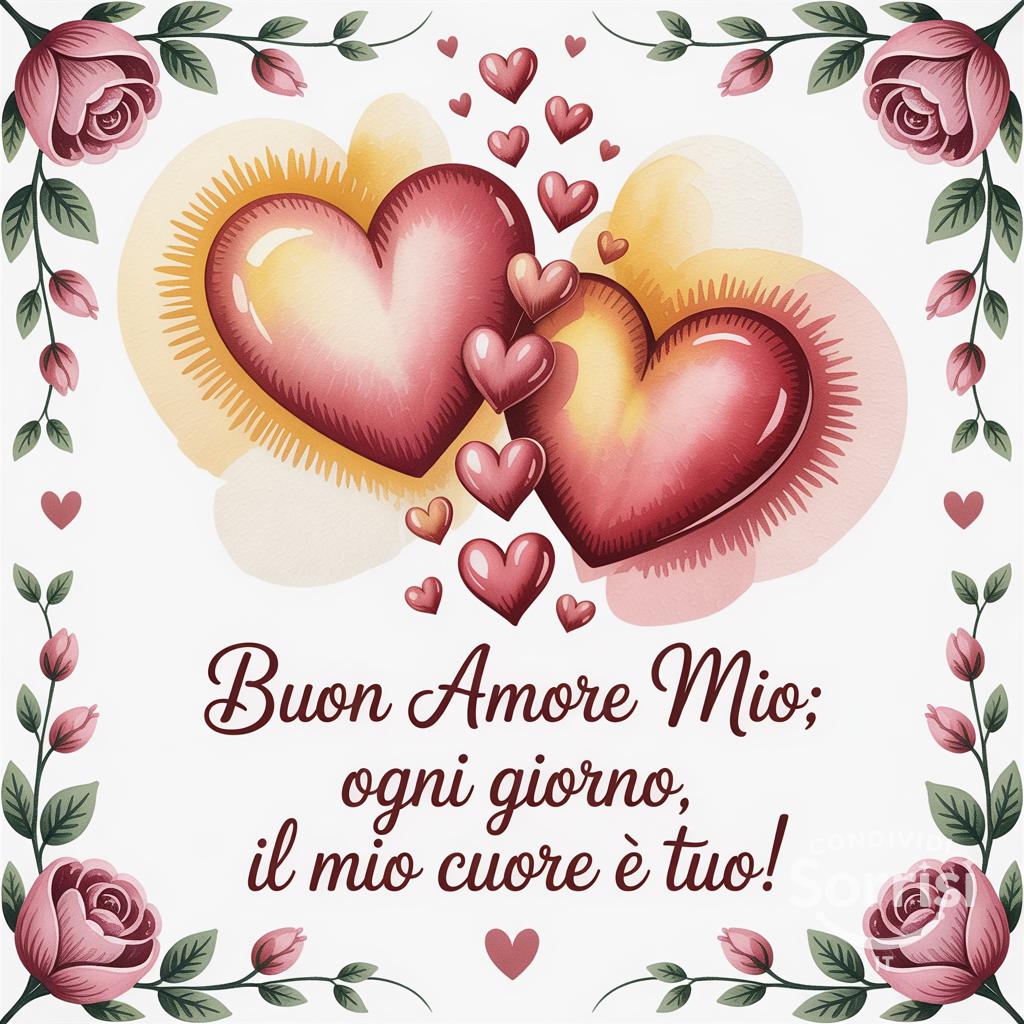 Buon Amore Mio: Ogni giorno, il mio cuore è tuo!