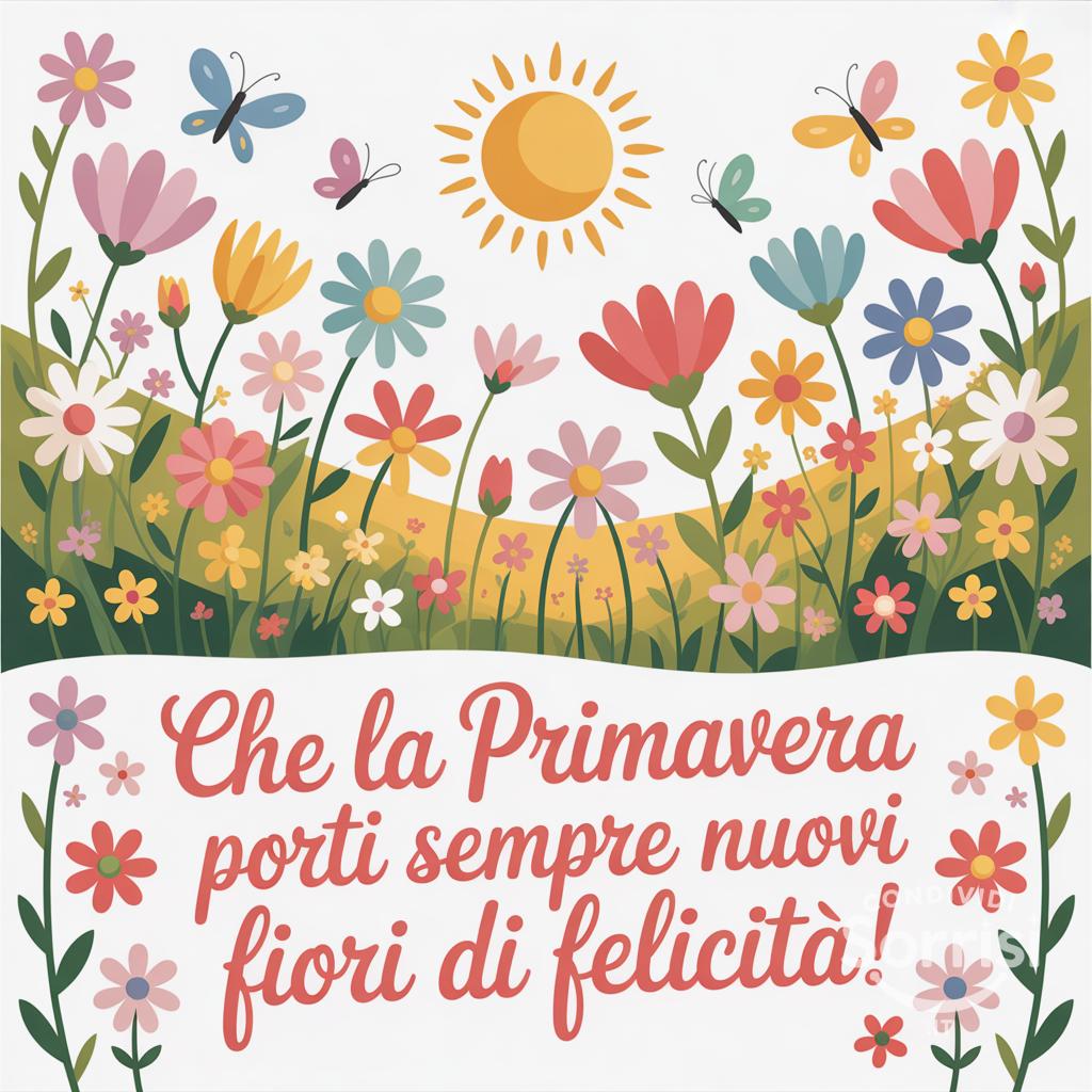 Che la primavera porti sempre nuovi fiori di felicità!