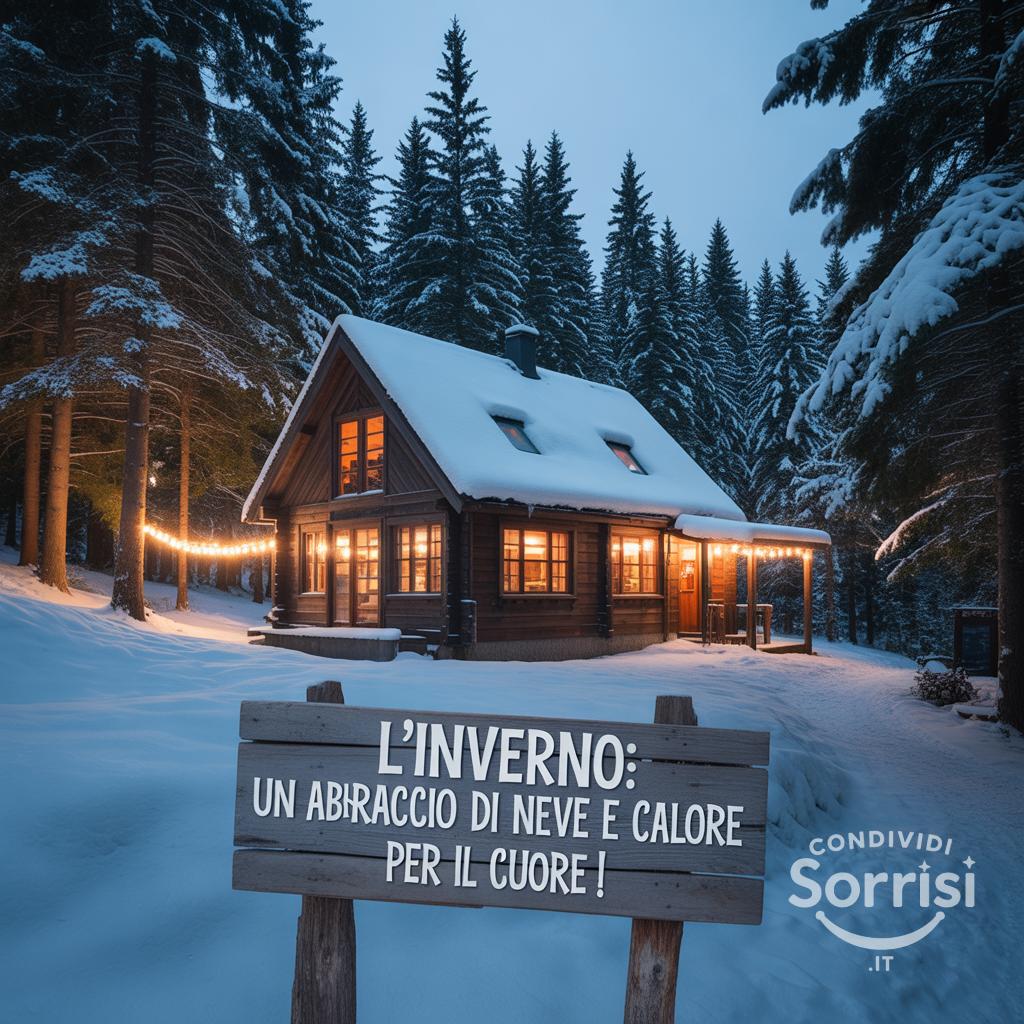 L'inverno: un abbraccio di neve e calore per il cuore!