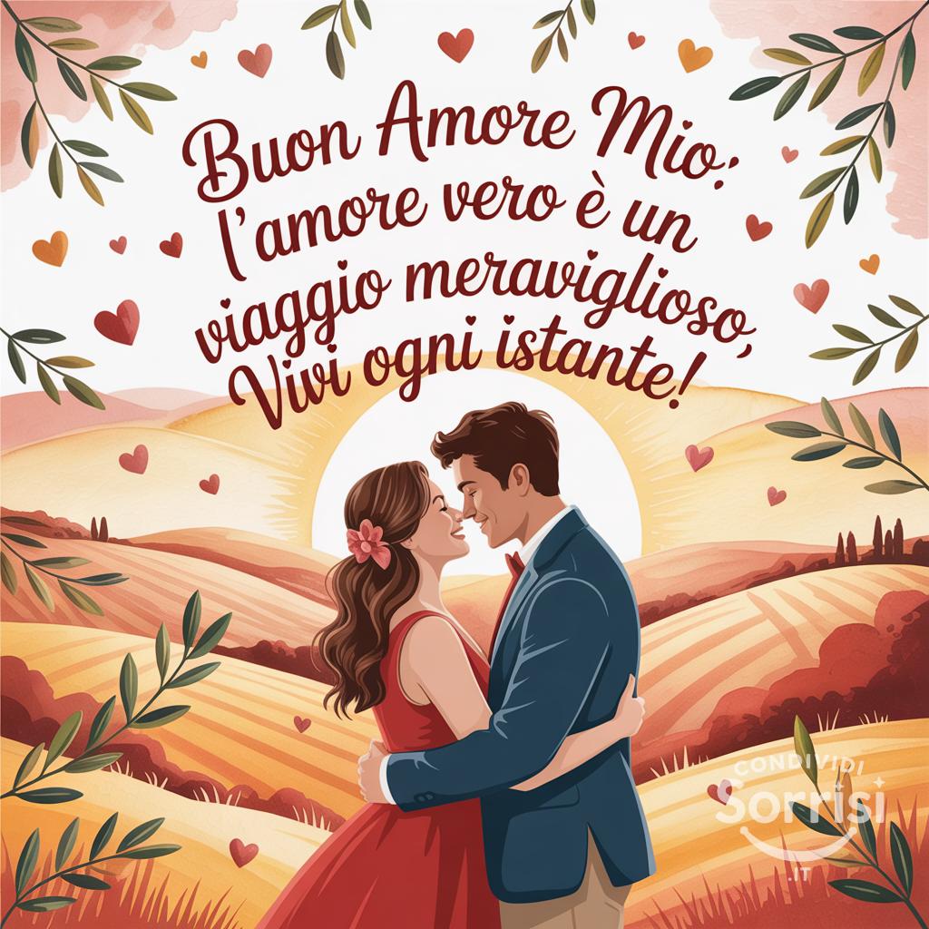 Buon Amore Mio: L'amore vero è un viaggio meraviglioso, vivi ogni istante!