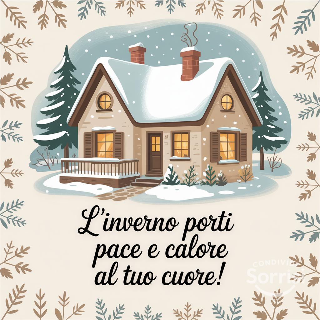 L'inverno porti pace e calore al tuo cuore!