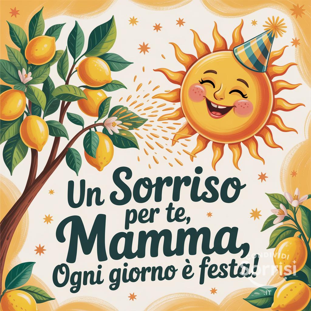 Un sorriso per te, Mamma, ogni giorno è festa!
