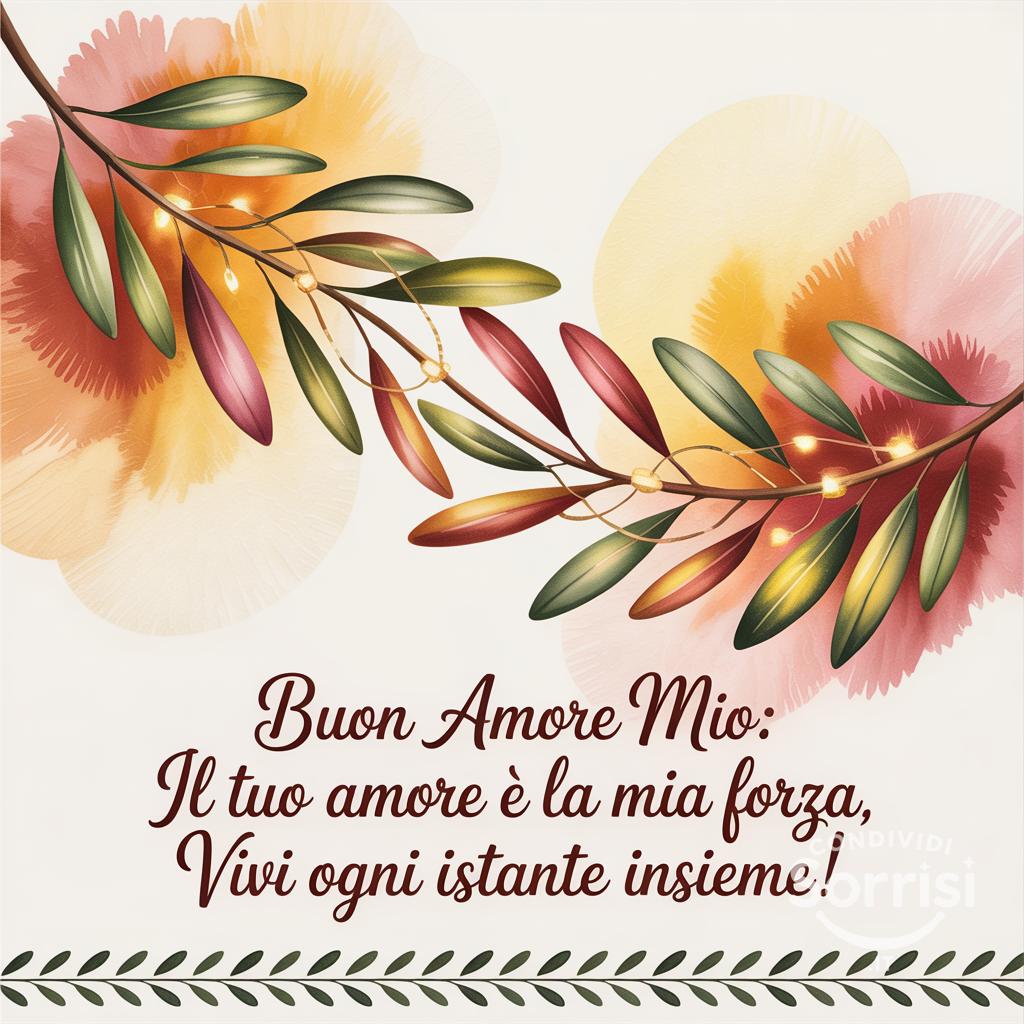 Buon Amore Mio: Il tuo amore è la mia forza, vivi ogni istante insieme!