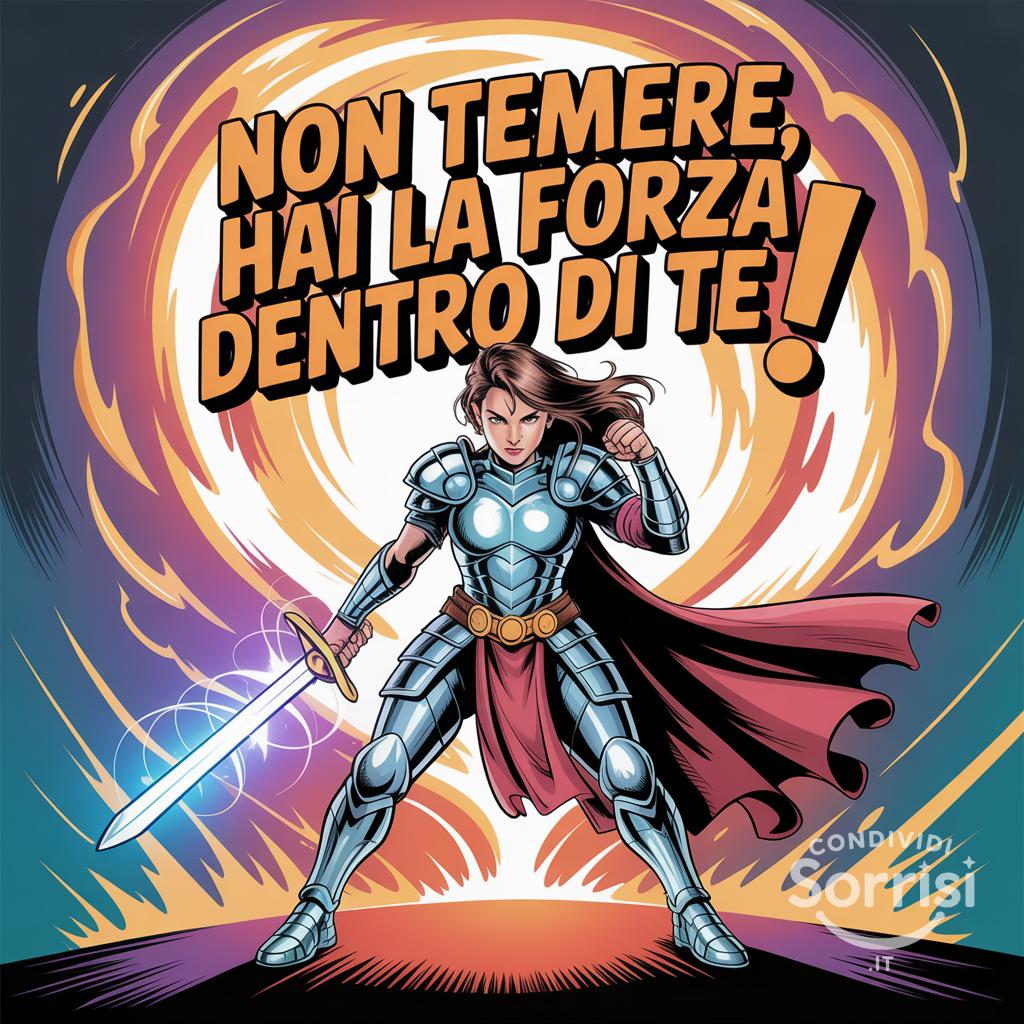 Non temere, hai la forza dentro di te!
