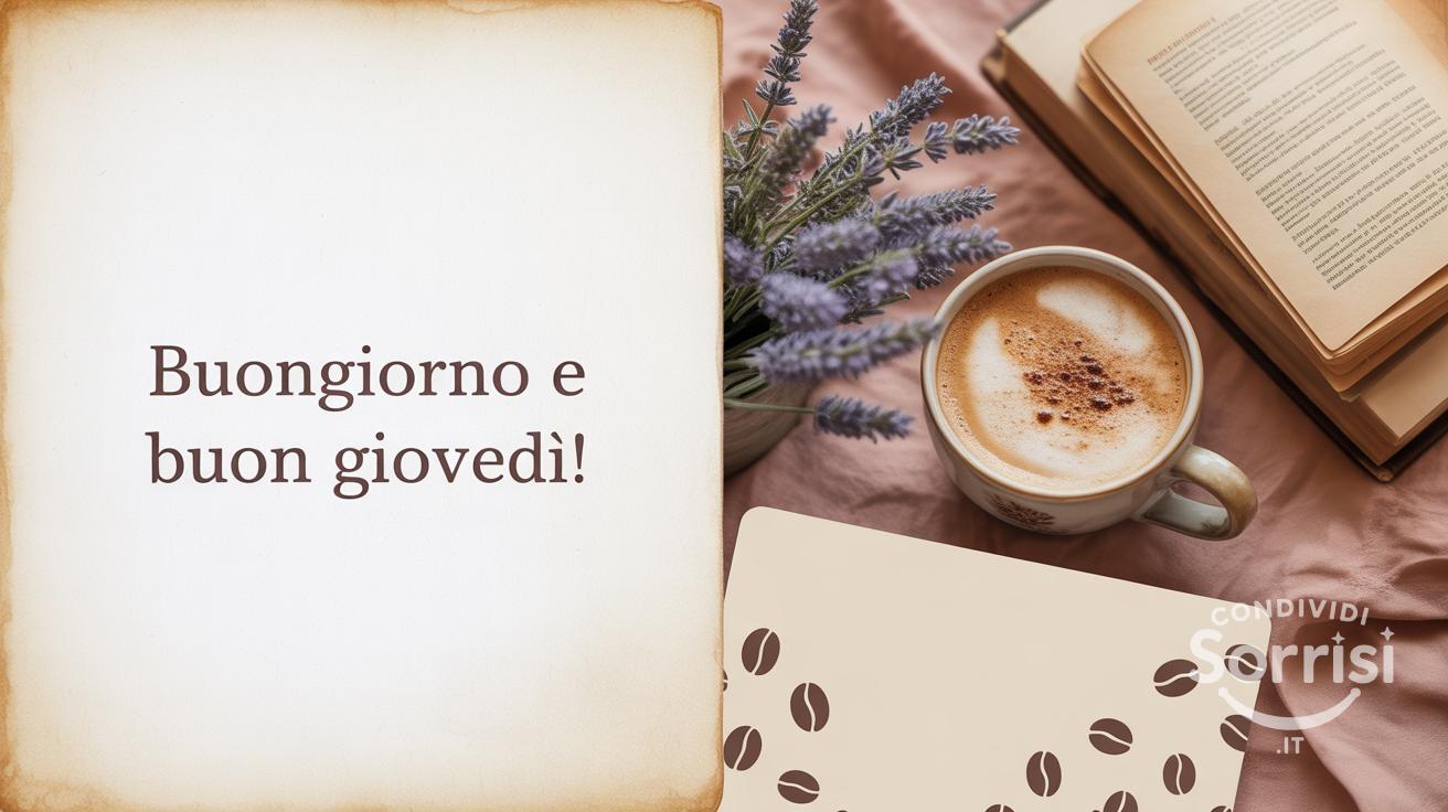 Buongiorno e buon Giovedì!