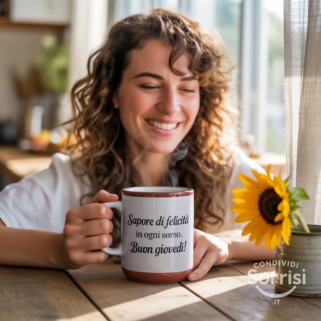 Sapore di felicità in ogni sorso. Buon Giovedì!