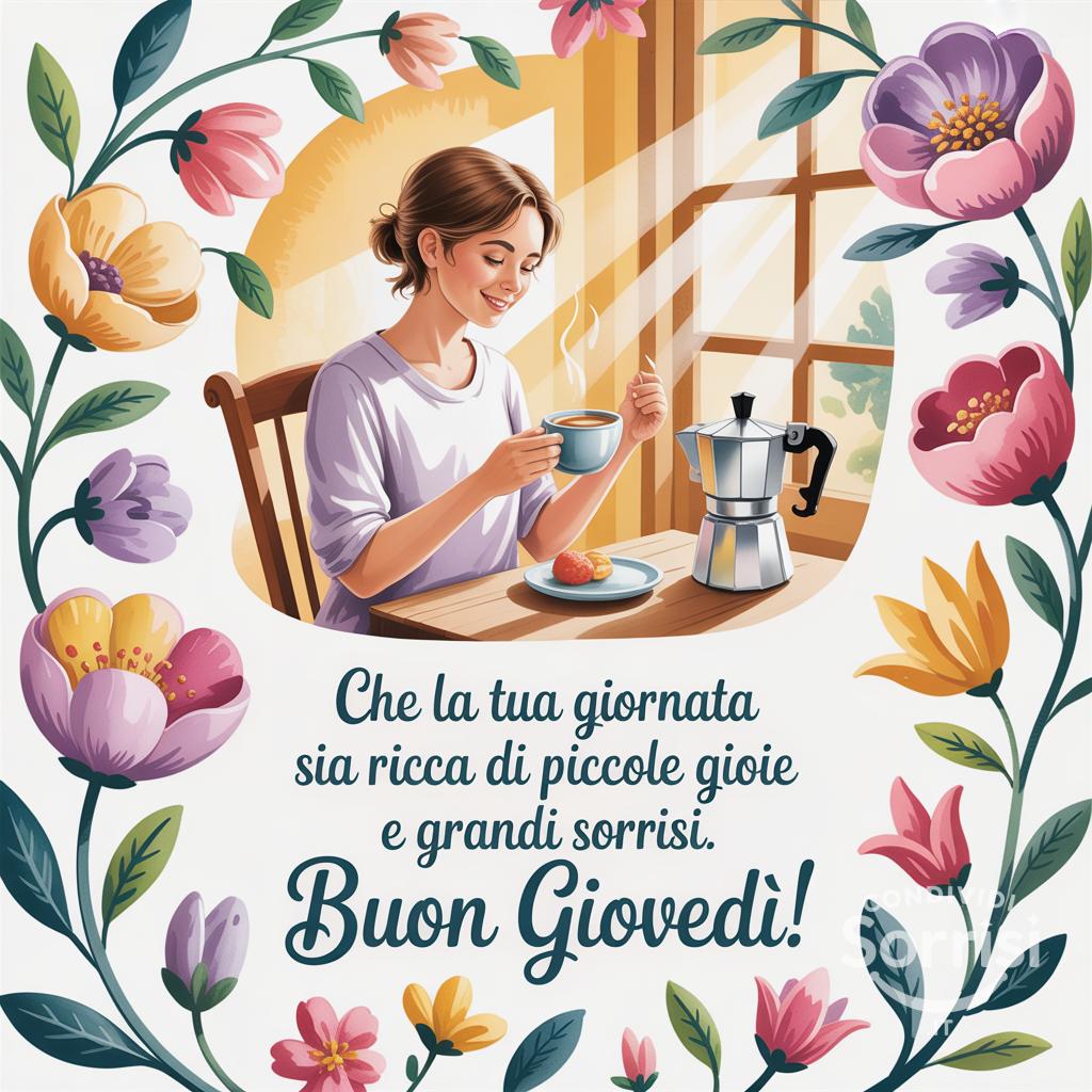 Che la tua giornata sia ricca di piccole gioie e grandi sorrisi. Buon Giovedì!