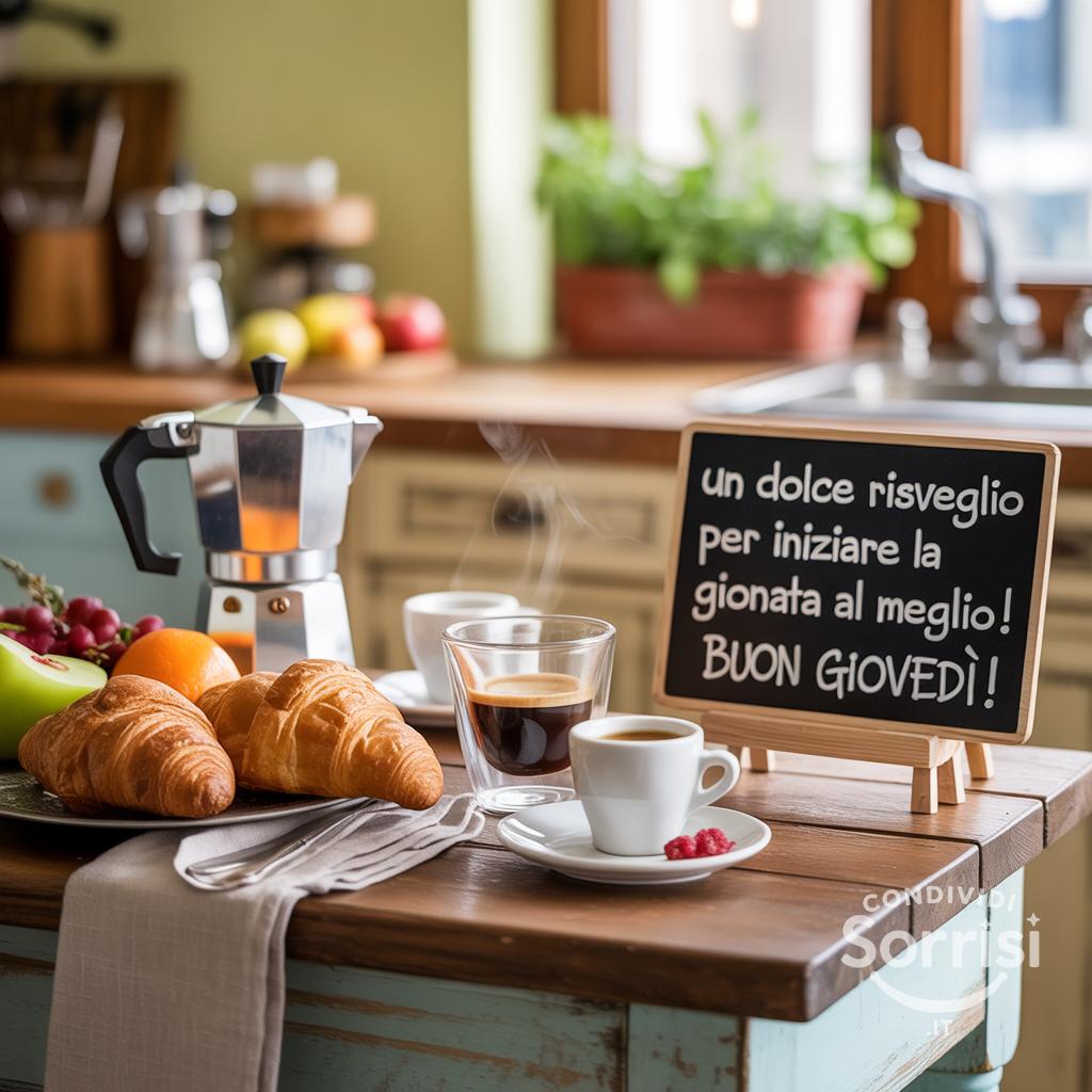 Un dolce risveglio per iniziare la giornata al meglio! Buon Giovedì!