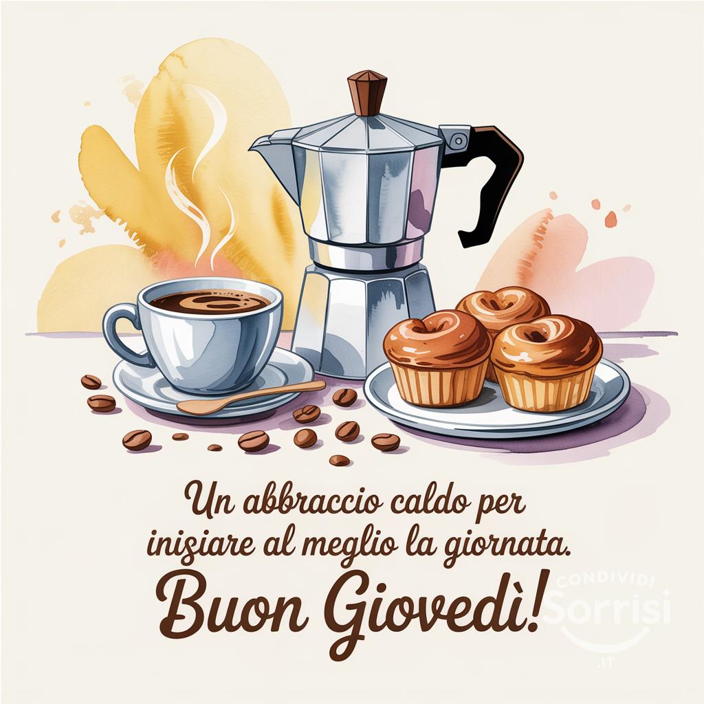 Un abbraccio caldo per iniziare al meglio la giornata. Buon Giovedì!