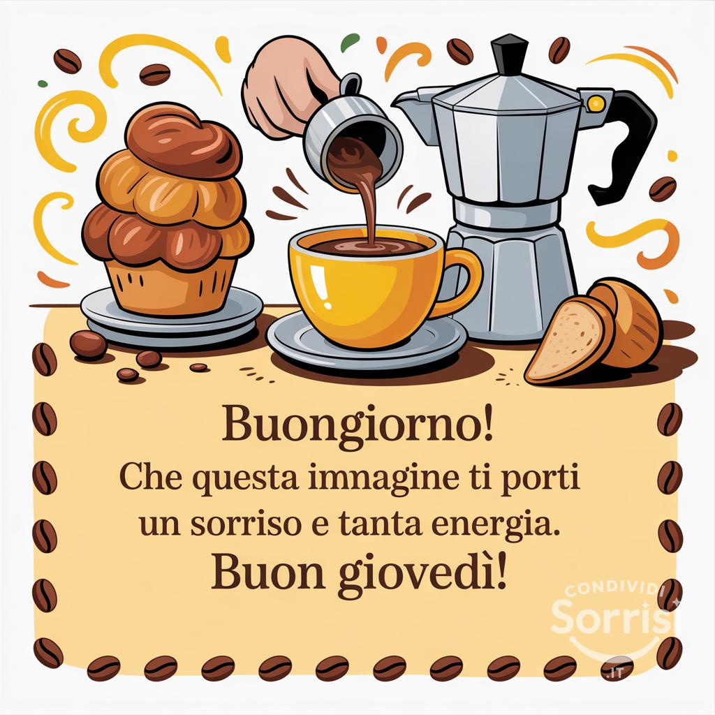 Buongiorno! Che questa immagine ti porti un sorriso e tanta energia. Buon Giovedì!