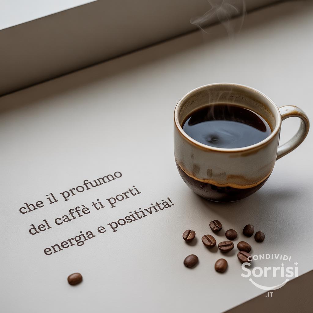 Che il profumo del caffè ti porti energia e positività!