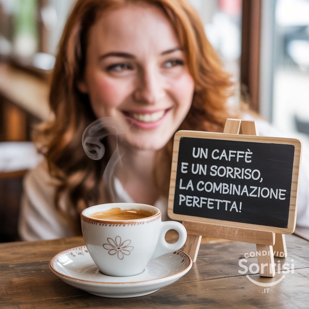 Un caffè e un sorriso, la combinazione perfetta!