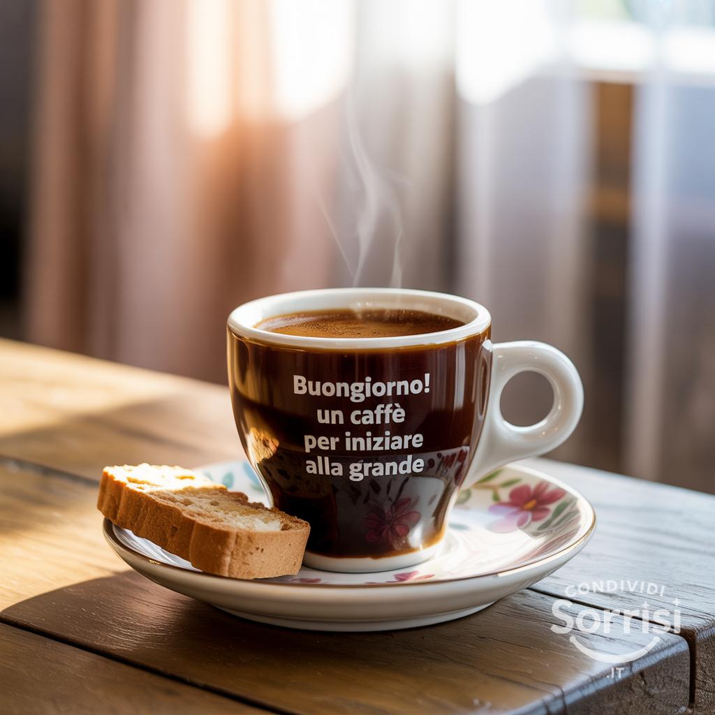 Buongiorno! Un caffè per iniziare alla grande
