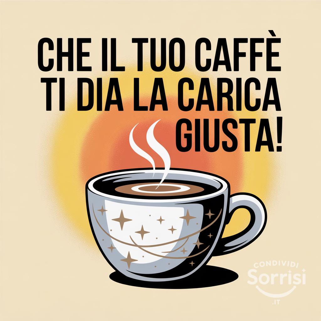 Che il tuo caffè ti dia la carica giusta!