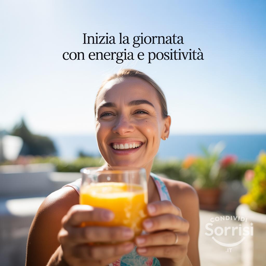 Inizia la giornata con energia e positività