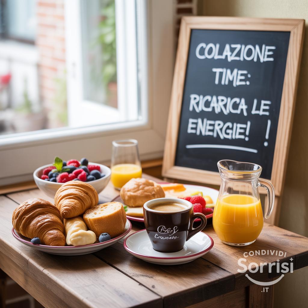 Colazione time: ricarica le energie!