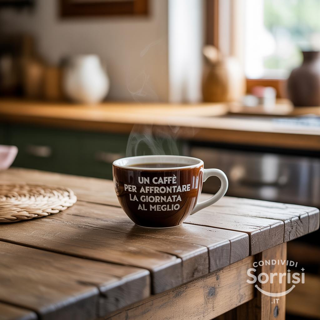 Un caffè per affrontare la giornata al meglio