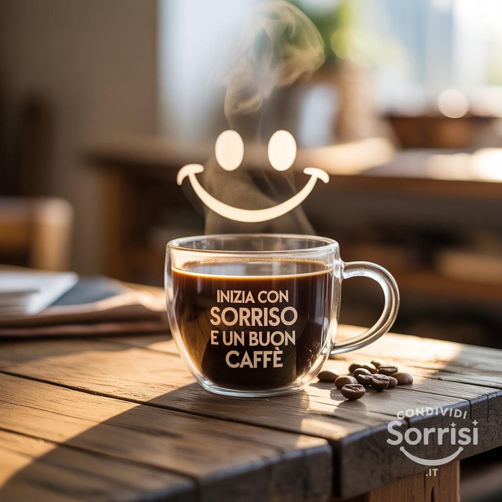 Inizia con un sorriso e un buon caffè