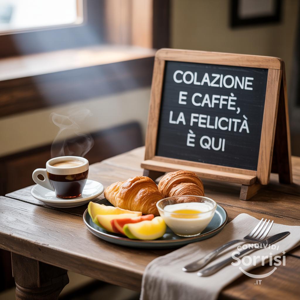 Colazione e caffè, la felicità è qui