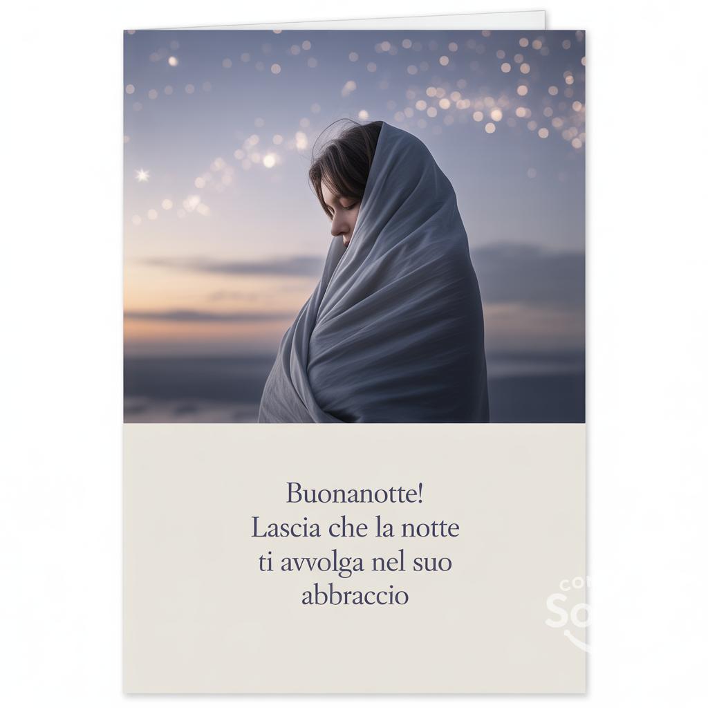 Buonanotte! Lascia che la notte ti avvolga nel suo abbraccio