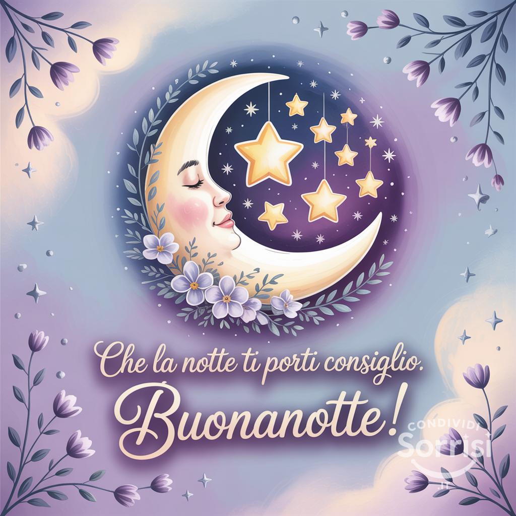 Che la notte ti porti consiglio. Buonanotte!