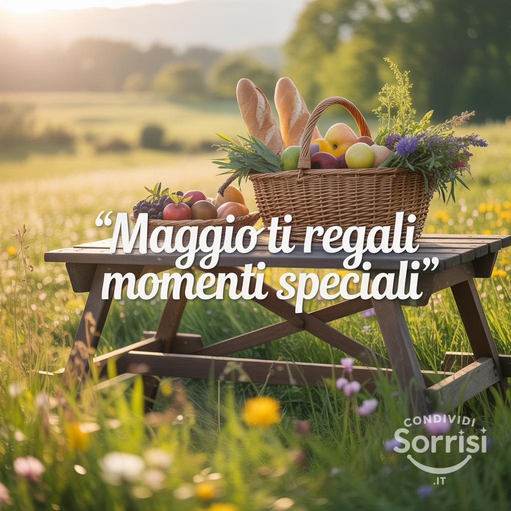 Maggio ti regali momenti speciali