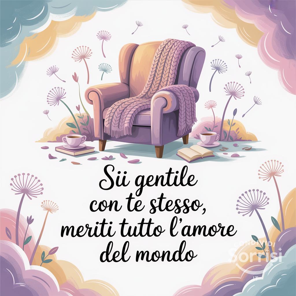 Sii gentile con te stesso, meriti tutto l'amore del mondo