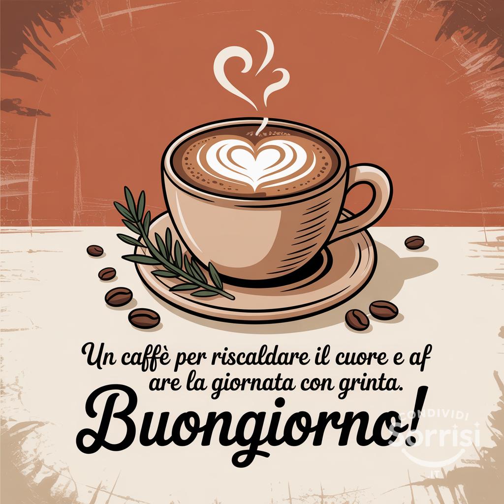 Un caffè per riscaldare il cuore e affrontare la giornata con grinta. Buongiorno!