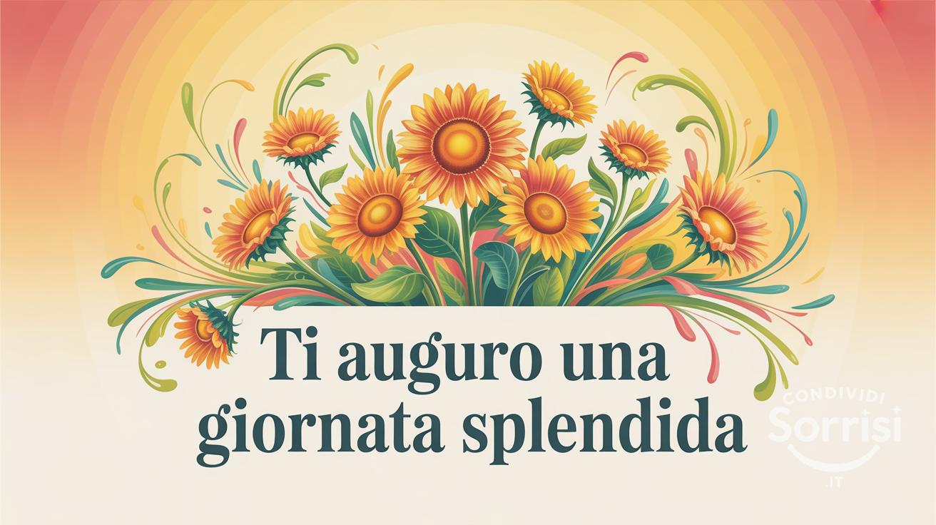 Ti auguro una giornata splendida