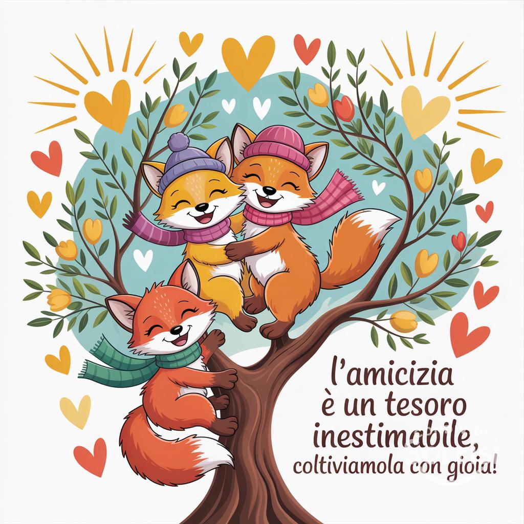 L'amicizia è un tesoro inestimabile, coltiviamola con gioia!