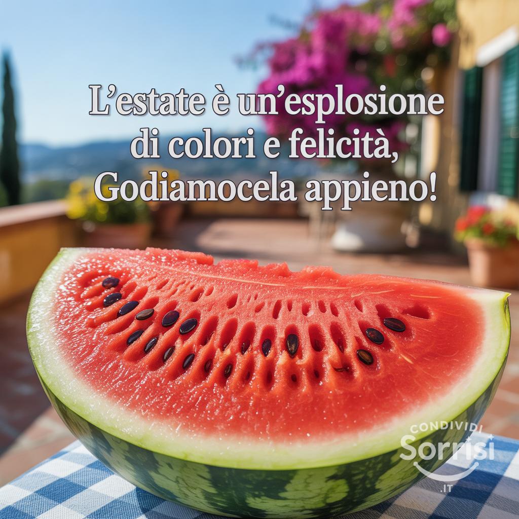 L'estate è un'esplosione di colori e felicità, godiamocela appieno!