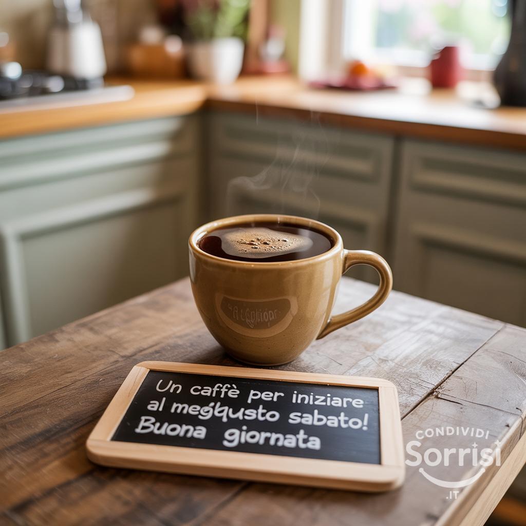 Un caffè per iniziare al meglio questo sabato! Buona giornata