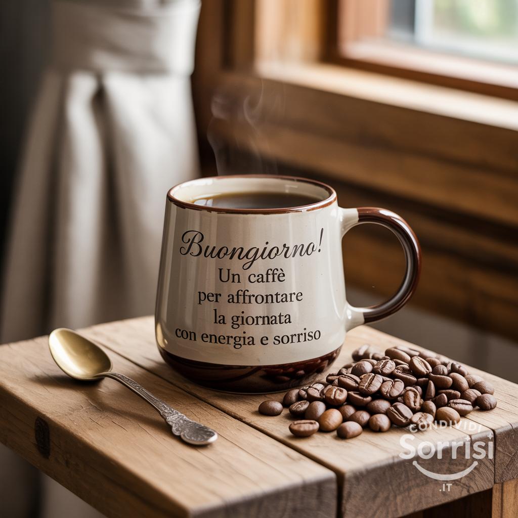 Buongiorno! Un caffè per affrontare la giornata con energia e sorriso
