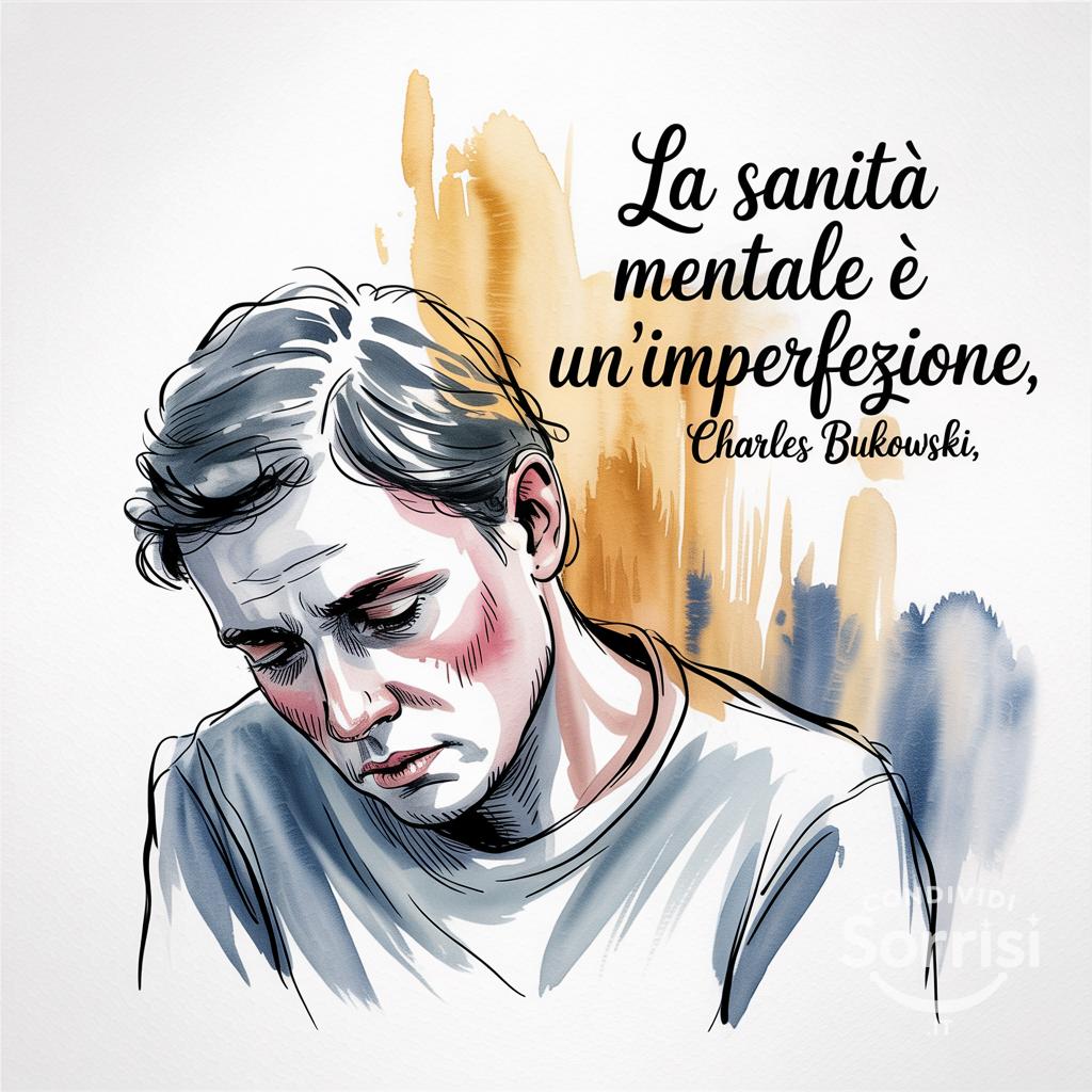 La sanità mentale è un'imperfezione Charles Bukowski