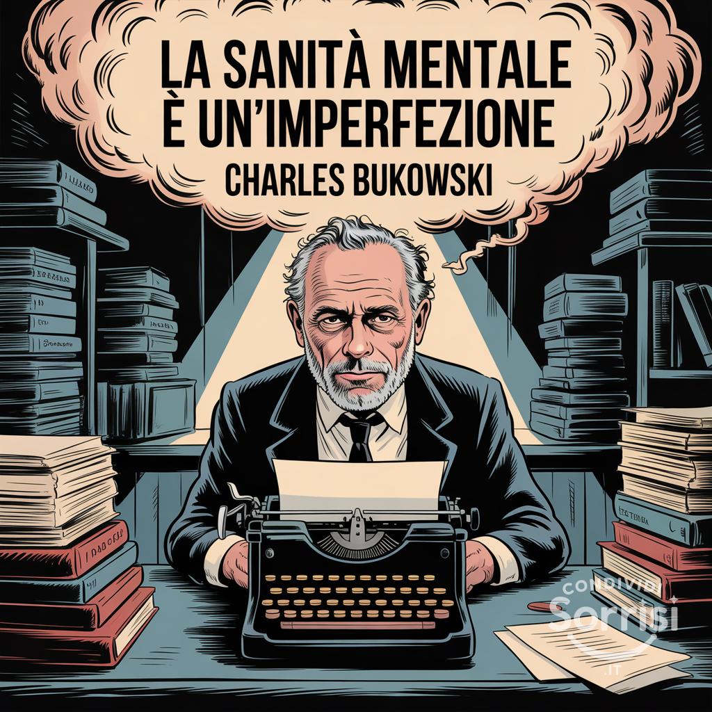 La sanità mentale è un'imperfezione Charles Bukowski