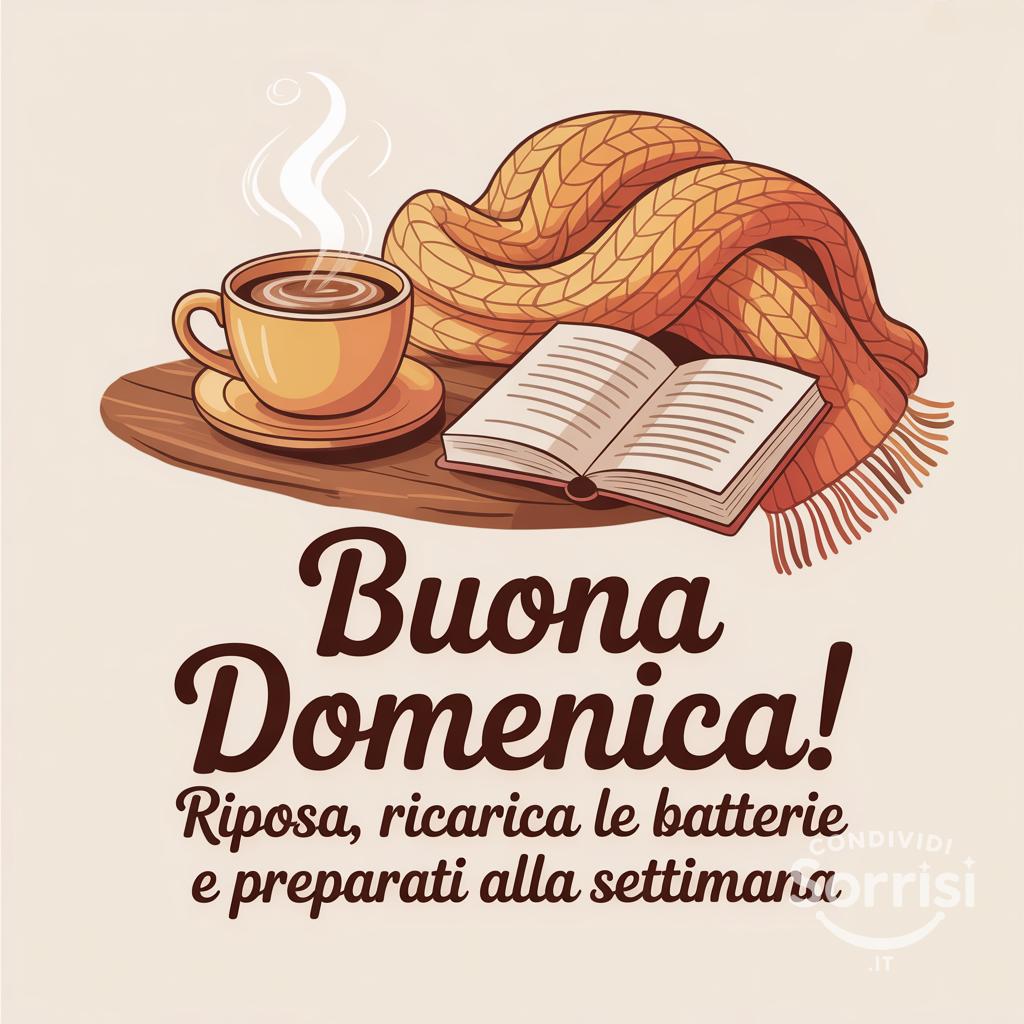 Buona domenica! Riposa, ricarica le batterie e preparati alla settimana
