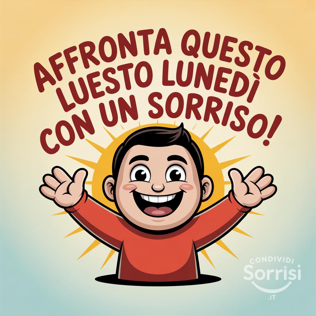 Affronta questo lunedì con un sorriso!