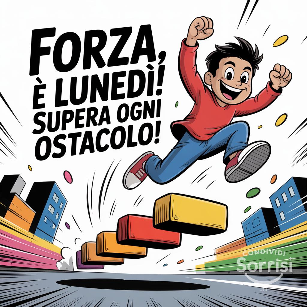 Forza, è lunedì! Supera ogni ostacolo!