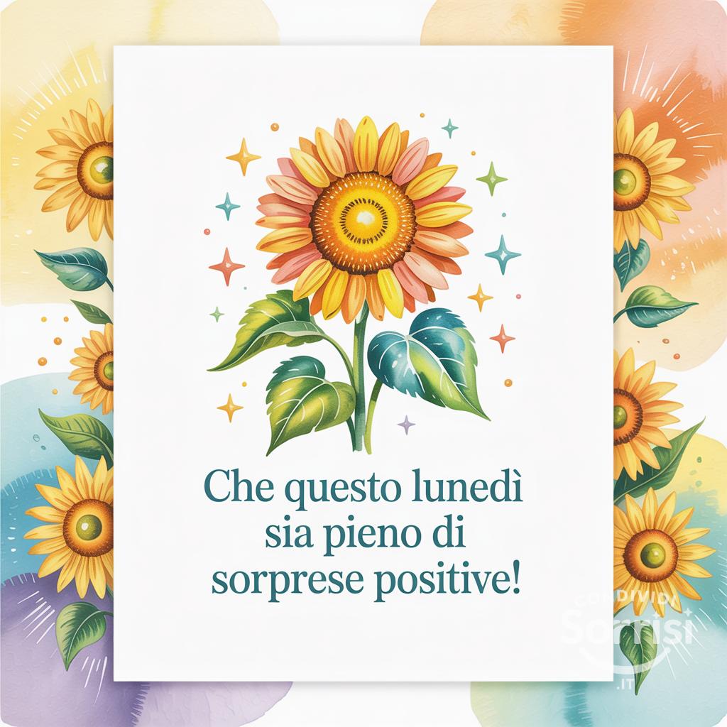 Che questo lunedì sia pieno di sorprese positive!