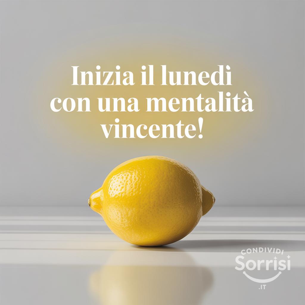 Inizia il lunedì con una mentalità vincente!