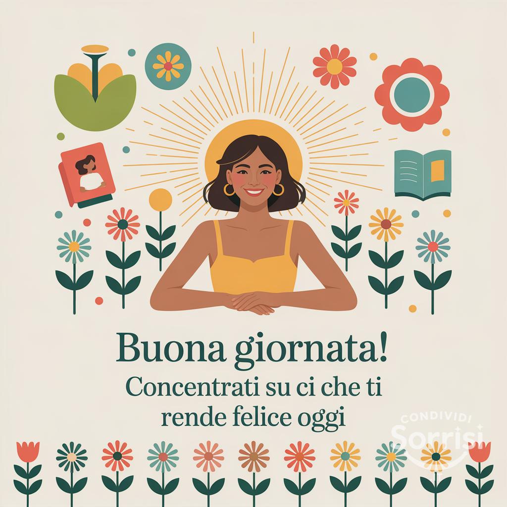 Buona giornata! Concentrati su ciò che ti rende felice oggi