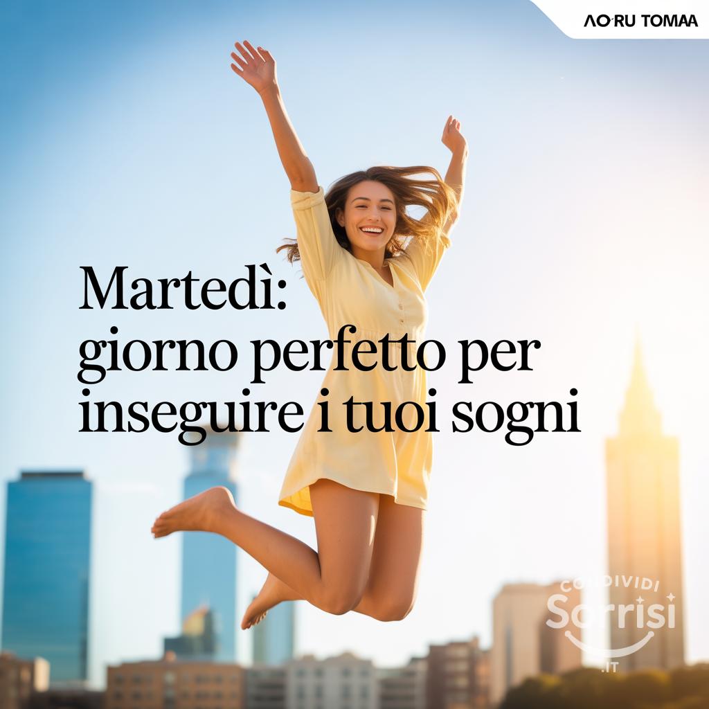 Martedì: giorno perfetto per inseguire i tuoi sogni