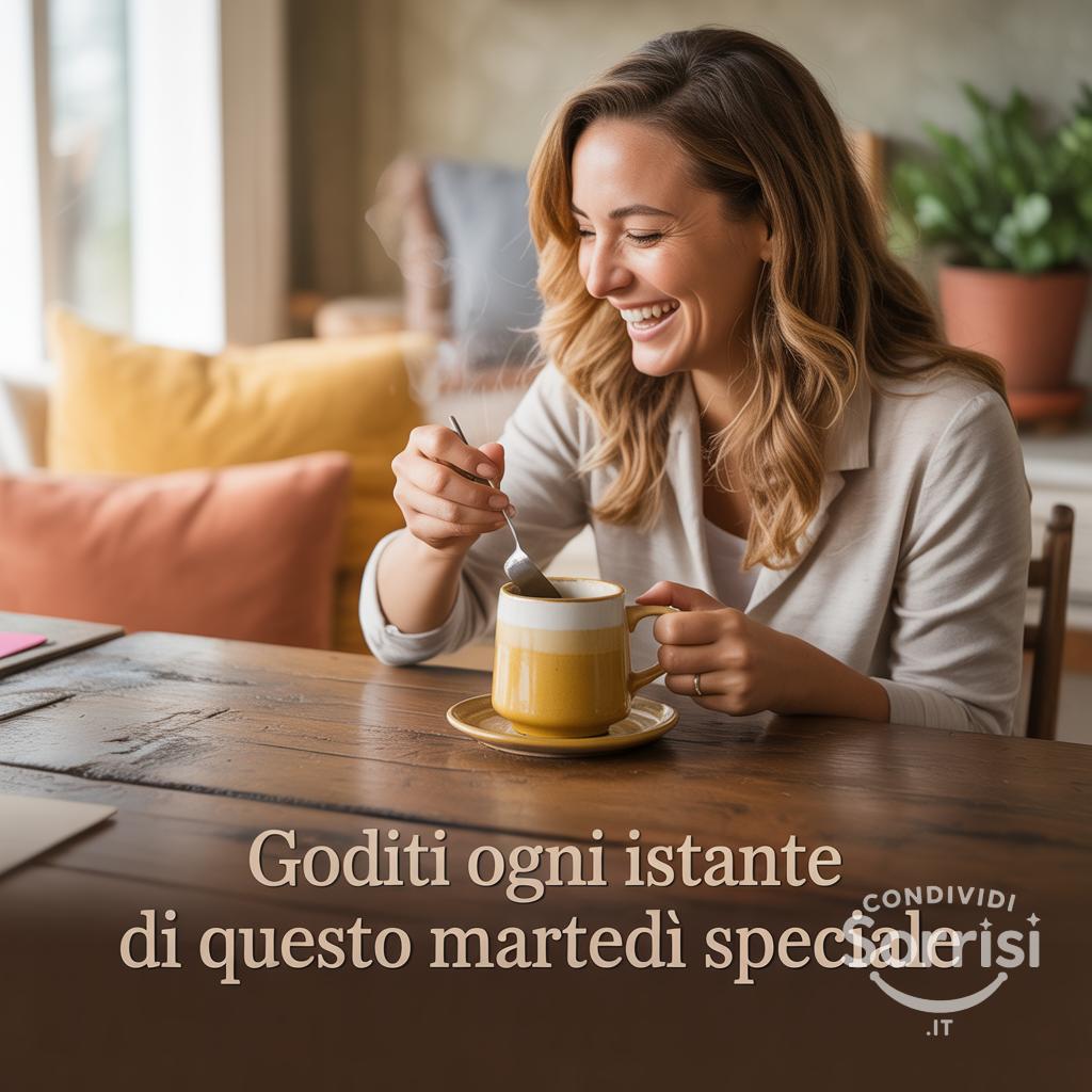 Goditi ogni istante di questo martedì speciale